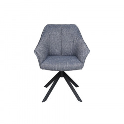 Hailey Swivel Dining Chair Blue